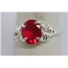 Image 1 : PINK CZ .925 STERLING SILVER RING