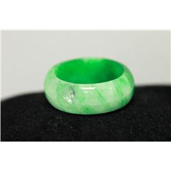 LIGHT GREEN SYTHETIC JADE RING