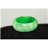 Image 1 : LIGHT GREEN SYTHETIC JADE RING