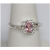 Image 2 : LIGHT PINK CZ .925 STERLING SILVER RING