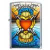 Image 1 : GENUINE ZIPPO LIGHTER LOVE-HATE TATTII