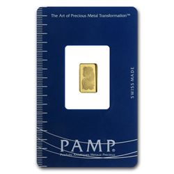 PAMP Suisse One Gram Gold Bar