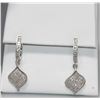 Image 2 : 1.60 CTW MICRO PAVE CZ EARRING, RING,PENDANT SET .925 S