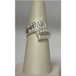 STERLING SILVER MODERN RING