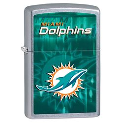 GENUINE ZIPPO LIGHTER NFL SERIES MIAMI DOLPHINS