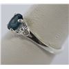 Image 2 : BLUE CZ .925 STERLING SILVER RING