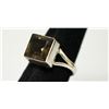 Image 1 : SMOKEY TOPAZ .925 STERLING SILVER RING 6.03 CTW