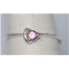 Image 1 : SILVER PLATED LIGHT PURPLE RHINESTONE RING