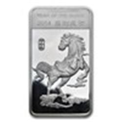 1/2 oz Silver Bar (2014 Year of the Horse)