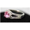 Image 2 : PINK CZ .925 STERLING SILVER RING
