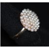 Image 2 : SYNTETIC PEARL ANTIQUE ADJUSTIBLE RING