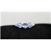 Image 2 : TANZANITE RING .925 STERLING SILVER 0.95 CTW