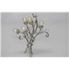 Image 1 : WHITE PEARL ACORN STYLE CZ BROOCH .925 STERLING SILVER