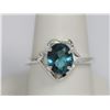 Image 2 : LIGHT GREEN CZ .925 STERLING SILVER