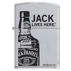 GENUINE ZIPPO JACK DANIELS SERIES LIGHTER JACK LIVES HE