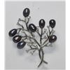 Image 2 : BLACK PEARL AND CZ BROACH