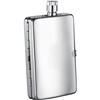 Image 1 : Visol Trick Slim 2oz Flask with Built-In Cigarette Case