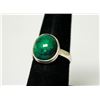 Image 1 : EMERALD 10.55 CTW .925 STERLING SILVER RING
