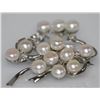 Image 1 : WHITE PEARL AND CZ BROOCH