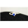 Image 1 : BLUE RHINESTONE RING
