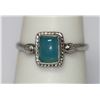 Image 1 : 1.10 CTW CALZEDONIA RING .925 STERLING SILVER