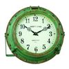 Image 1 : 9" IRON RUSTIC SEAWORN PORTHOLE CLOCK