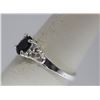 Image 2 : BLACK CZ  .925 STERLING SILVER RING