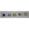 Image 1 : Deal of The day Mix of Muti Color Ring Set of 5 .925 St