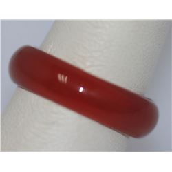 RED SYNTETIC JADE RING