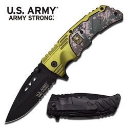 OFFICIALLY LICENSED U.S. ARMY SPRING ASSISTED KNIFE