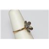 Image 2 : 14K GOLD PLATED AND BRASS FLOWER RING FOR KIDS