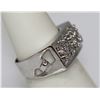 Image 2 : 0.80 CTW  CZ RING .925 STERLING SILVER