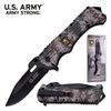 Image 1 : OFFICIALLY LICENSED U.S. ARMY SPRING ASSISTED KNIFE