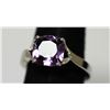 Image 1 : .925 STERLING SILVER 4.30 CTW AMETHYST RING