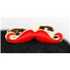 Image 2 : RED MUSTACHE SHAPPED DUAL FINGER RING