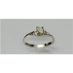 .925 STERLING SILVER W/ YELLOW  CZ