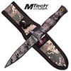 Image 1 : 9" DIGITAL CAMO MTECH FIXED BLADE KNIFE COMES W/SHEATH