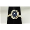 Image 2 : OVAL TANZANITE .925 STERLING SILVER RING 2.75 CTW