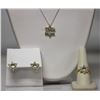 Image 2 : 14K GOLD POLISH ON .925 STERLING SILVER STAR OF DAVID S