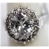 Image 1 : CZ PLATINUM PLATED RING