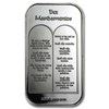 Image 1 : 1 oz Silver Bar - Ten Commandments (Chinese)