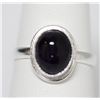 Image 1 : BEAUTIFUL SILVER RING WITH PURPLE AMETHYST STONE 3.01