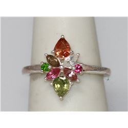 22.56 CTW SEMIPRECIOUS RING .925 STERLING SILVER