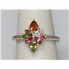 Image 1 : 22.56 CTW SEMIPRECIOUS RING .925 STERLING SILVER