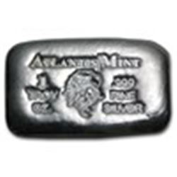 1 oz Silver Bar - Atlantis Mint (Eagle)