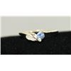 Image 2 : LIGHT BLUE RHINESTONE SILVER RING