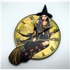 Lisa Parker designer Witch Clock 18" x 12"