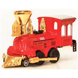 LOCOMOTIVE RED DIECAST DISPLAY MODEL TRAIN ENGINE