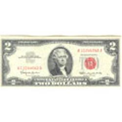 1963 Series $2 Legal Tender Note F-VF