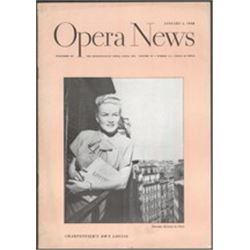 1940s Opera News Magazine